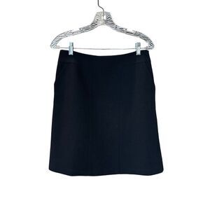 J. McLaughlin Black Jacquard/Embossed Pencil Skirt Size 4